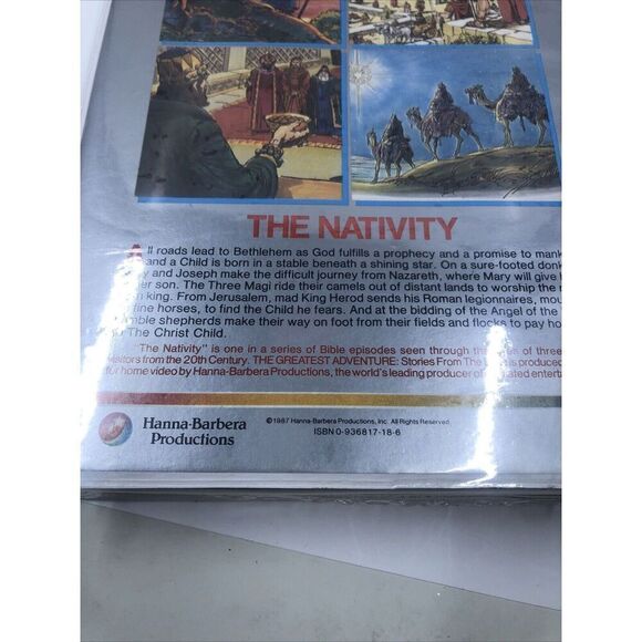 The Nativity VHS The Greatest Adventure Stories From The Bible Hanna-Barbera1987 - Picture 6 of 10